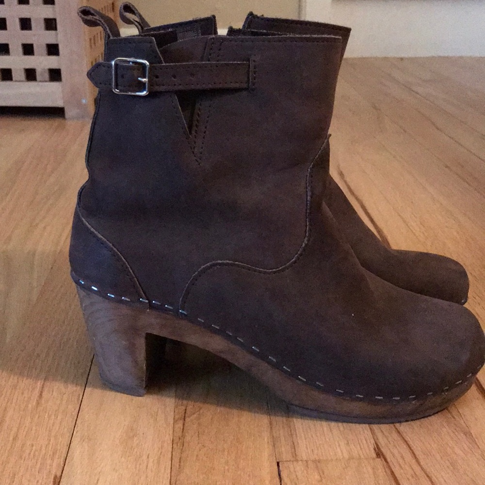Brown Clog Boots, Sandgrens, like No.6